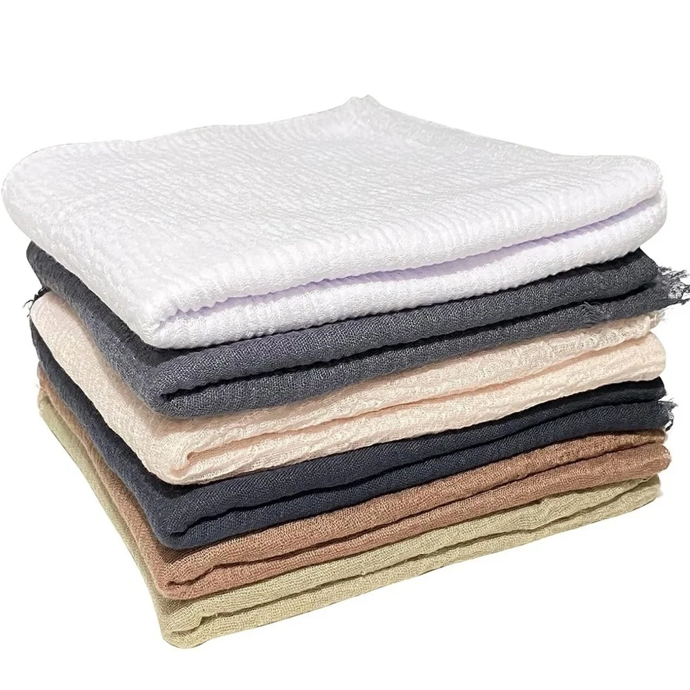 NEW! MANSHU Shawl and Wrap, Long Scarf, Big Head Scarf 6 PCS Women’s Soft